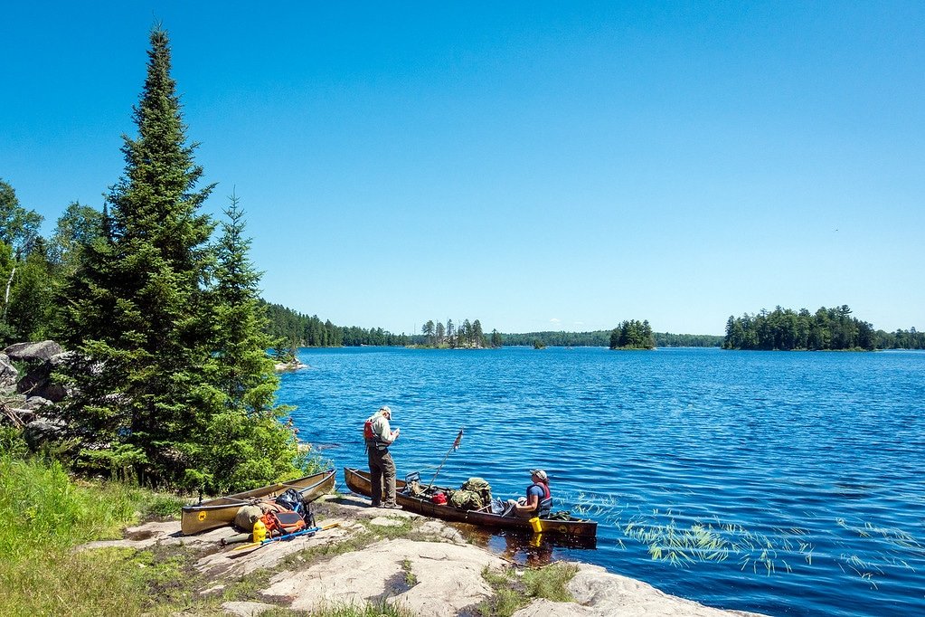 Canoeing Lakes in Minnesota