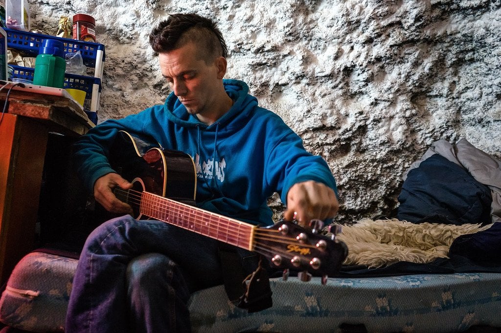 Iwan Practicing Flamenco Music